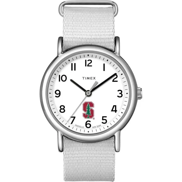 Womens Weekender 38mm Quartz Watch with Fabric StrapStanford Cardinal