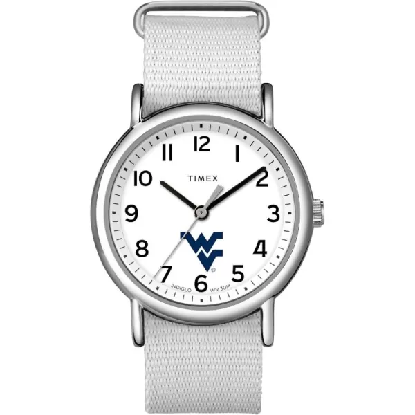 Womens Weekender 38mm Quartz Watch with Fabric StrapWest Virginia Mountaineers