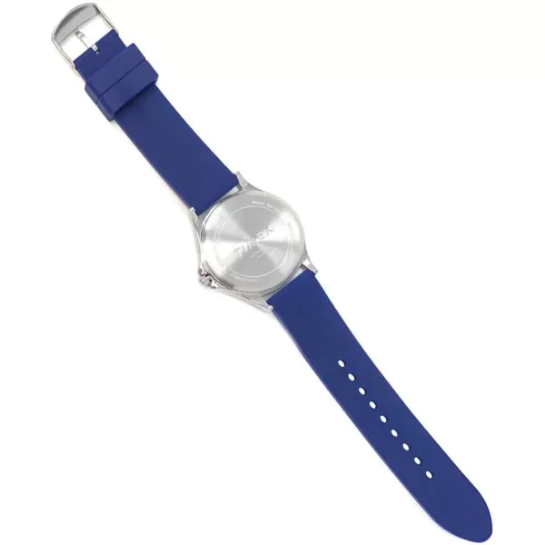 Timex Tribute Mens Collegiate Gamer 42mm Watch  Michigan Wolverines with Navy Silicone Strap
