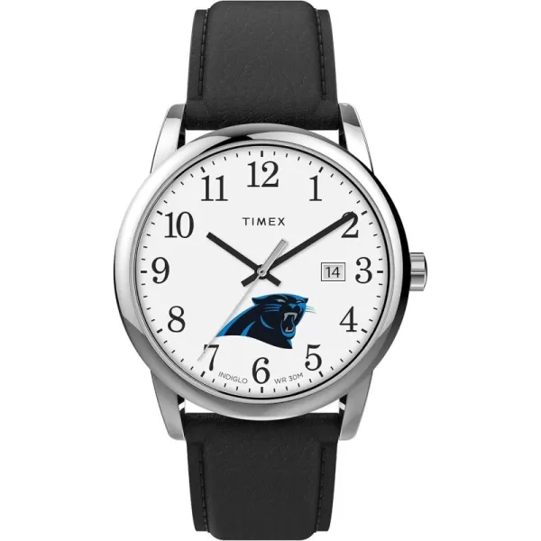 Timex Mens NFL Easy Reader 38mm WatchCarolina Panthers