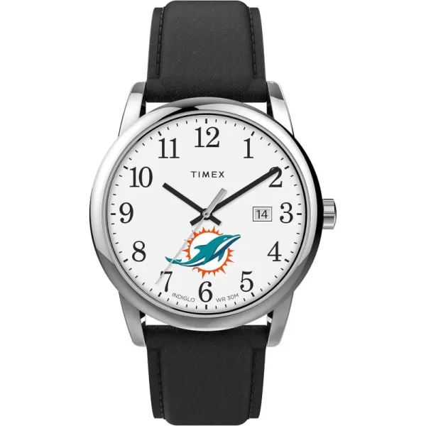 Timex Mens NFL Easy Reader 38mm WatchMiami Dolphins