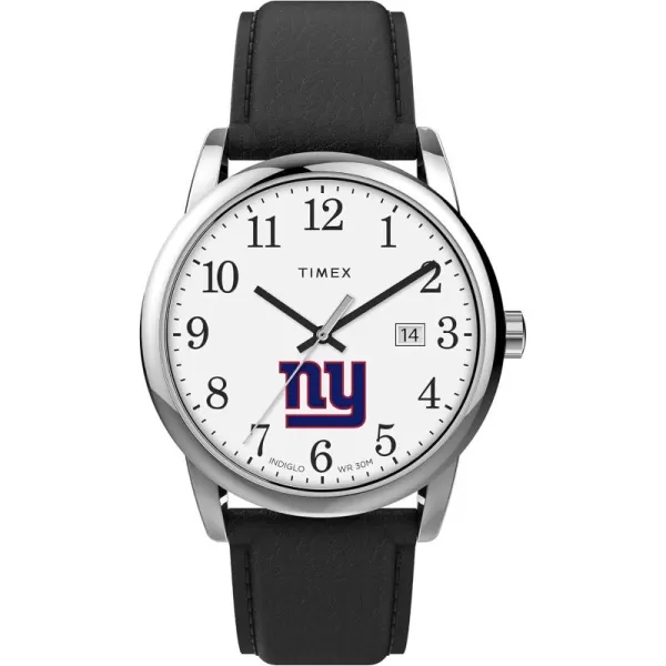 Timex Mens NFL Easy Reader 38mm WatchNew York Giants