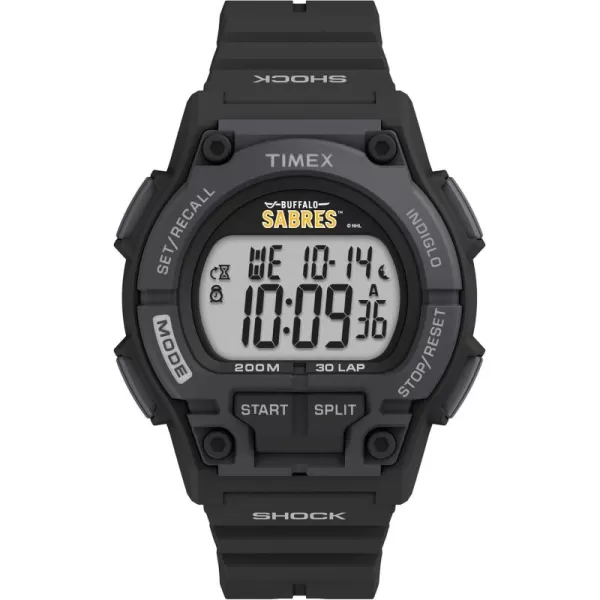 Timex Mens NHL Takeover 42mm Digital WatchBuffalo Sabres