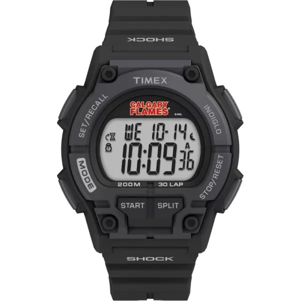 Timex Mens NHL Takeover 42mm Digital WatchCalgary Flames