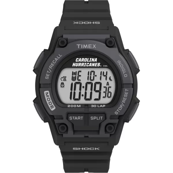 Timex Mens NHL Takeover 42mm Digital WatchCarolina Hurricanes