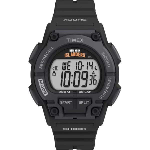 Timex Mens NHL Takeover 42mm Digital WatchNew York Islanders