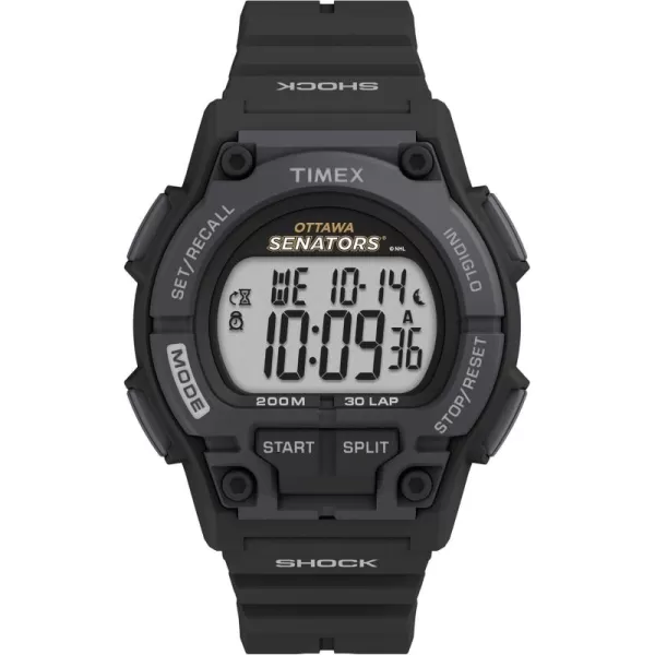 Timex Mens NHL Takeover 42mm Digital WatchOttawa Senators