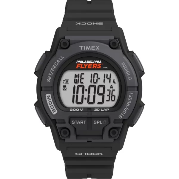 Timex Mens NHL Takeover 42mm Digital WatchPhiladelphia Flyers