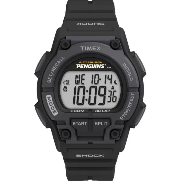 Timex Mens NHL Takeover 42mm Digital WatchPittsburgh Penguins