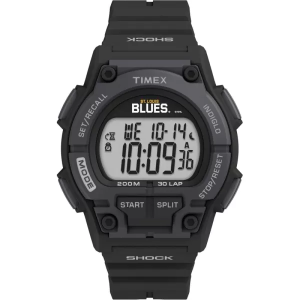 Timex Mens NHL Takeover 42mm Digital WatchSaint Louis Blues