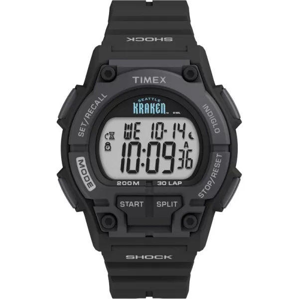 Timex Mens NHL Takeover 42mm Digital WatchSeattle Kraken