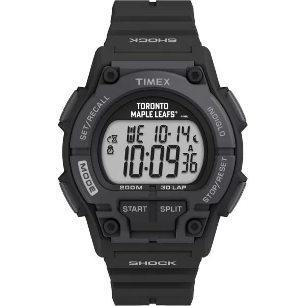Timex Mens NHL Takeover 42mm Digital WatchToronto Maple Leafs