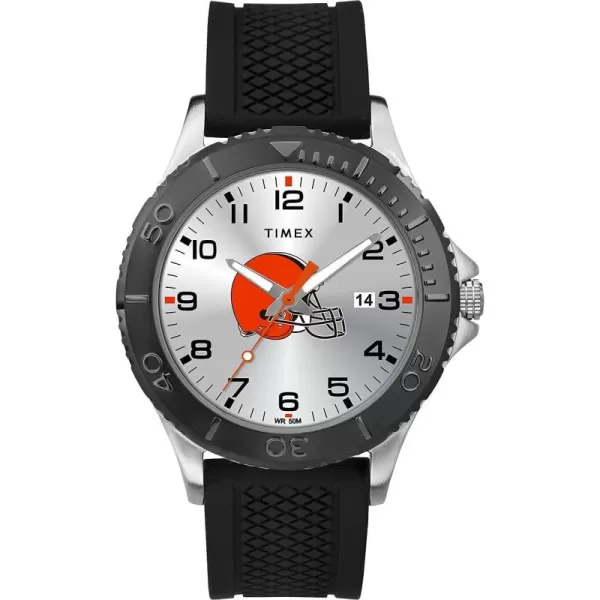 Timex NFL Gamer 42mm Watch  2021 Super Bowl Champions Tampa Bay Buccaneers Model TW2V17200YZCleveland Browns