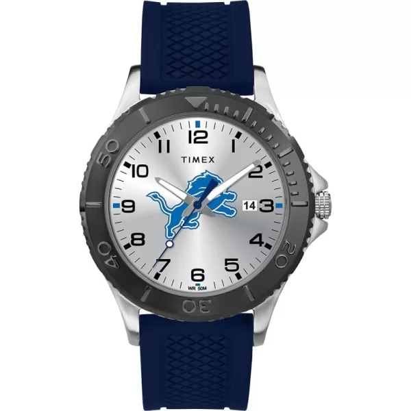 Timex NFL Gamer 42mm Watch  2021 Super Bowl Champions Tampa Bay Buccaneers Model TW2V17200YZDetroit Lions