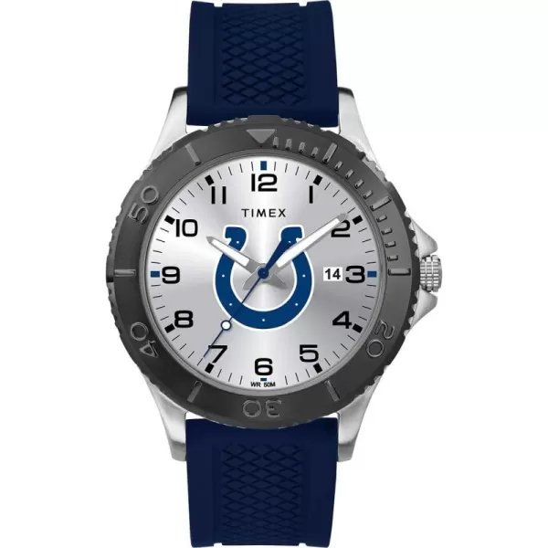 Timex NFL Gamer 42mm Watch  2021 Super Bowl Champions Tampa Bay Buccaneers Model TW2V17200YZIndianapolis Colts