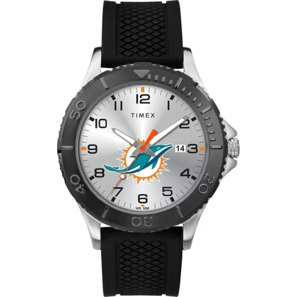 Timex NFL Gamer 42mm Watch  2021 Super Bowl Champions Tampa Bay Buccaneers Model TW2V17200YZMiami Dolphins