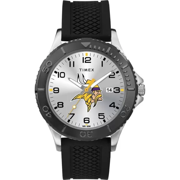 Timex NFL Gamer 42mm Watch  2021 Super Bowl Champions Tampa Bay Buccaneers Model TW2V17200YZMinnesota Vikings