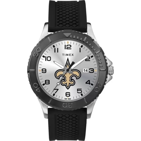 Timex NFL Gamer 42mm Watch  2021 Super Bowl Champions Tampa Bay Buccaneers Model TW2V17200YZNew Orleans saints