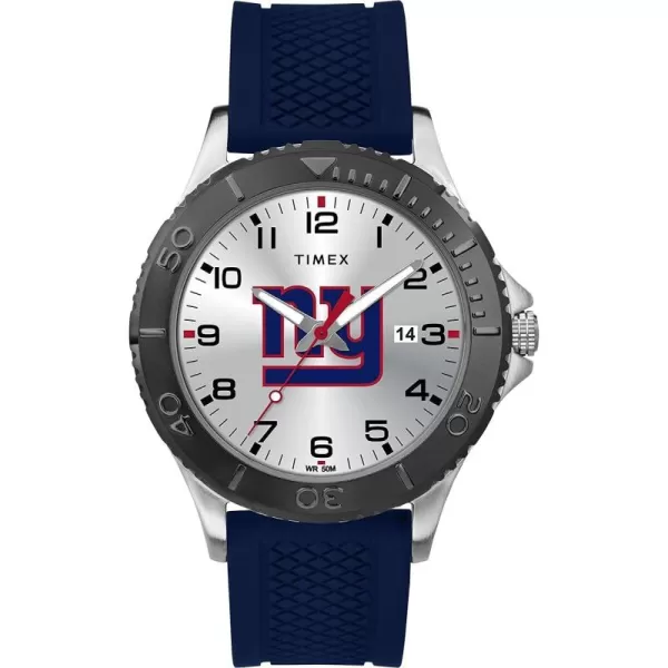 Timex NFL Gamer 42mm Watch  2021 Super Bowl Champions Tampa Bay Buccaneers Model TW2V17200YZNew York Giants