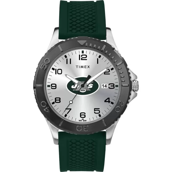 Timex NFL Gamer 42mm Watch  2021 Super Bowl Champions Tampa Bay Buccaneers Model TW2V17200YZNew York Jets