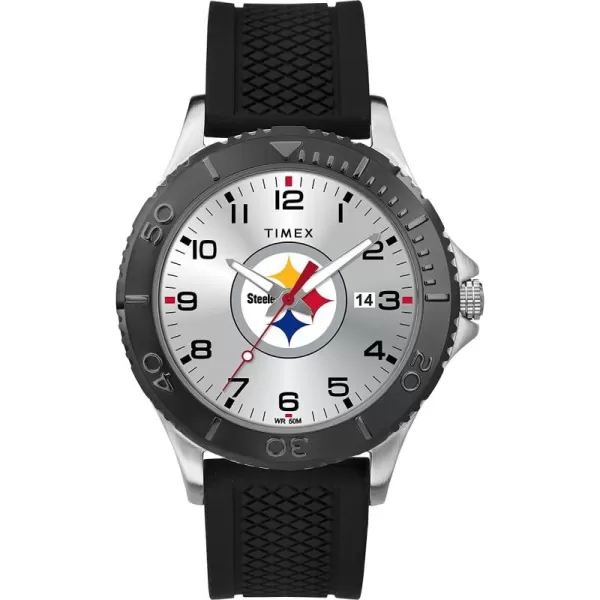 Timex NFL Gamer 42mm Watch  2021 Super Bowl Champions Tampa Bay Buccaneers Model TW2V17200YZPittsburgh Steelers