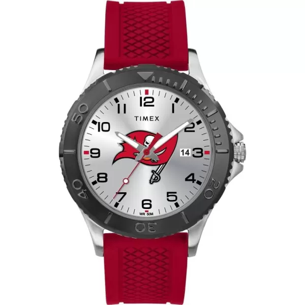 Timex NFL Gamer 42mm Watch  2021 Super Bowl Champions Tampa Bay Buccaneers Model TW2V17200YZTampa Bay Buccaneers