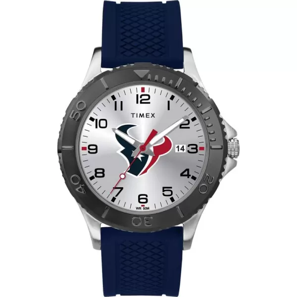 Timex NFL Gamer 42mm Watch  2021 Super Bowl Champions Tampa Bay Buccaneers Model TW2V17200YZhouston Texans