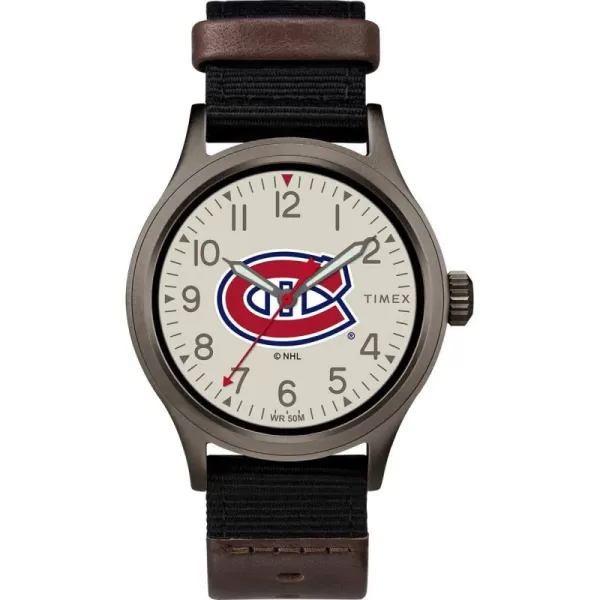Timex NHL Mens 40mm Clutch WatchMONTREAL Canadians