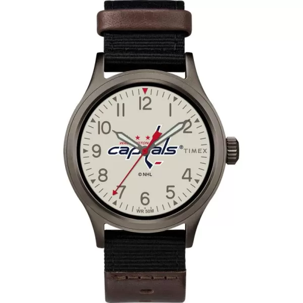 Timex NHL Mens 40mm Clutch WatchWashington Capitals