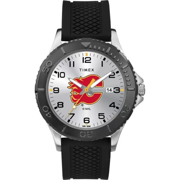 Timex NHL Mens 42mm Gamer WatchCalgary flames