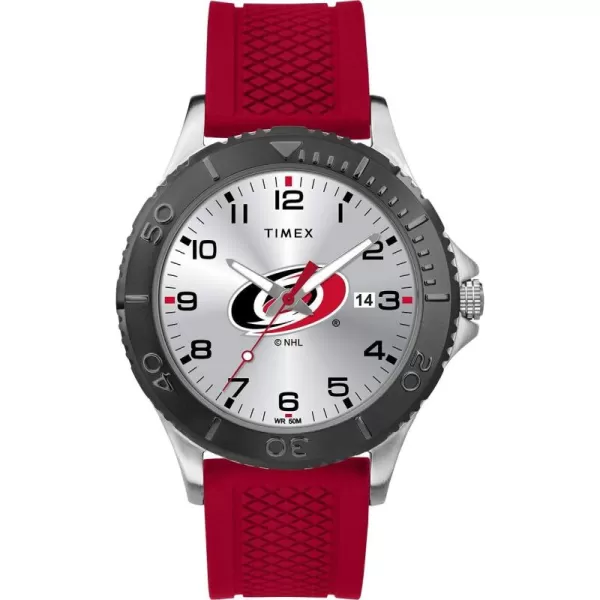 Timex NHL Mens 42mm Gamer WatchCarolina Hurricanes