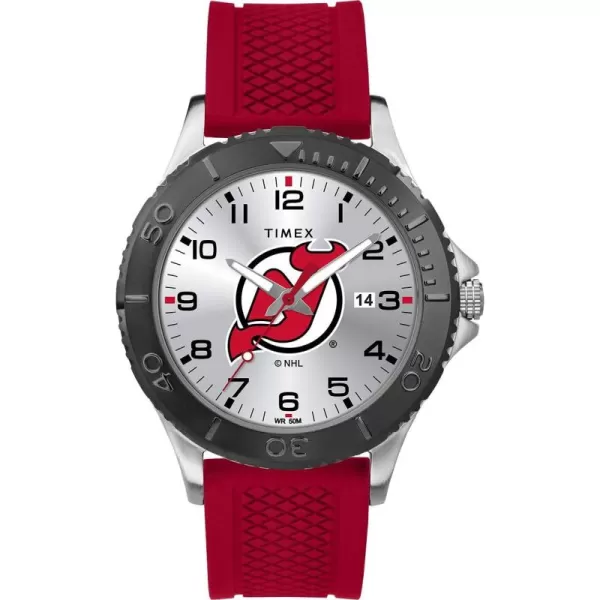 Timex NHL Mens 42mm Gamer WatchNj Devils