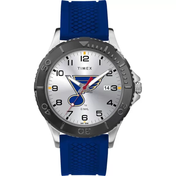 Timex NHL Mens 42mm Gamer WatchSaint Louis Blues