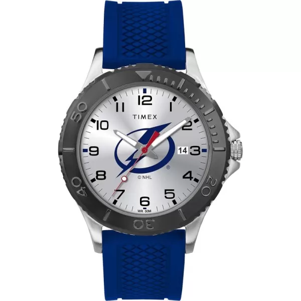 Timex NHL Mens 42mm Gamer WatchTampa Bay Lightening