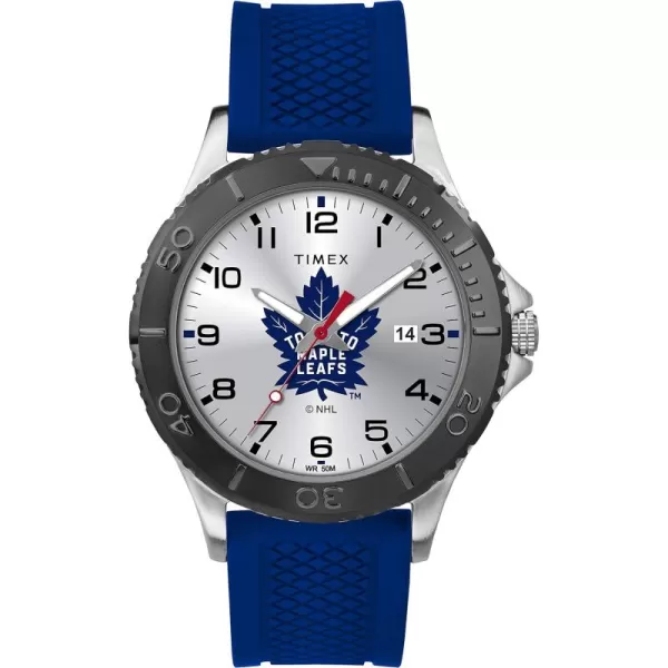 Timex NHL Mens 42mm Gamer WatchToronto Maple Leafs