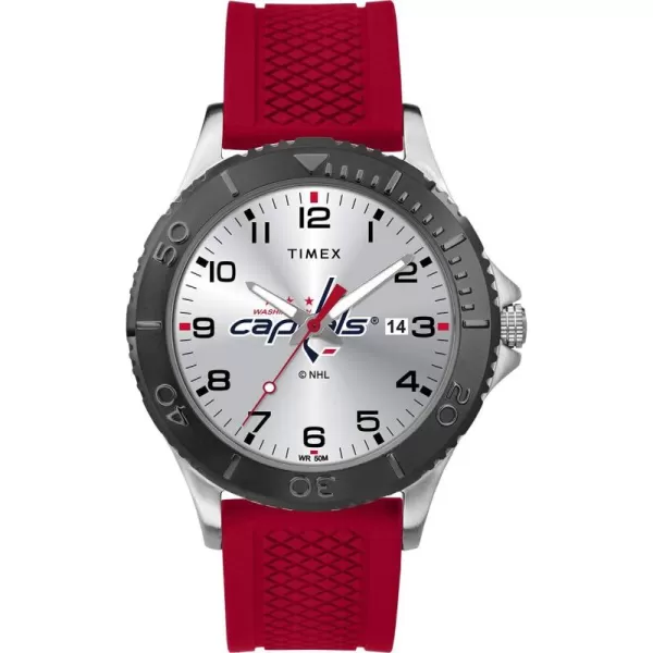 Timex NHL Mens 42mm Gamer WatchWashington Capitals