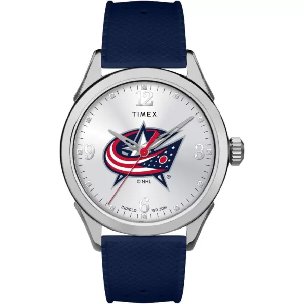 Timex NHL Womens 40mm Athena WatchColumbus Blue Jackets