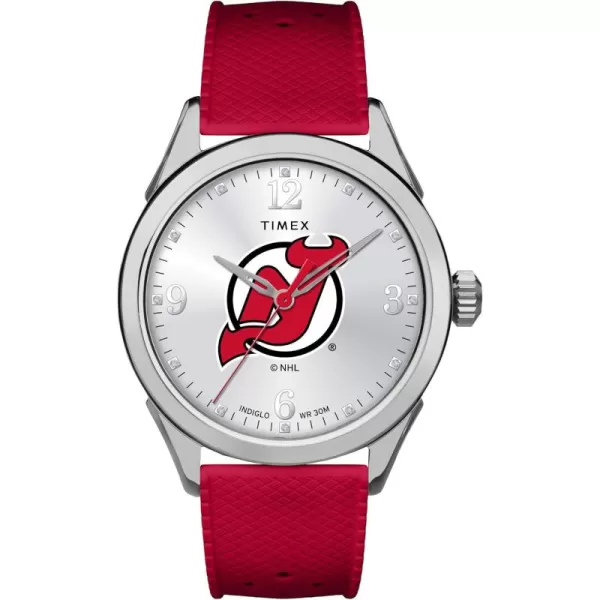 Timex NHL Womens 40mm Athena WatchNew Jersey Devils