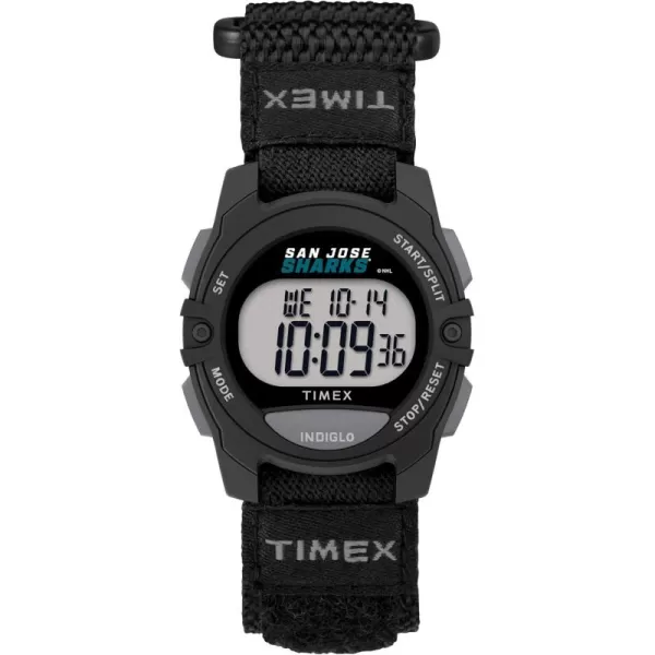 Timex Unisex NHL Rivalry 33mm Digital WatchSan Jose Sharks