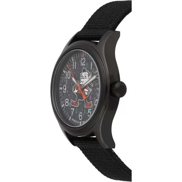Mens NFL Scout 40mm Quartz Fabric StrapCleveland Browns