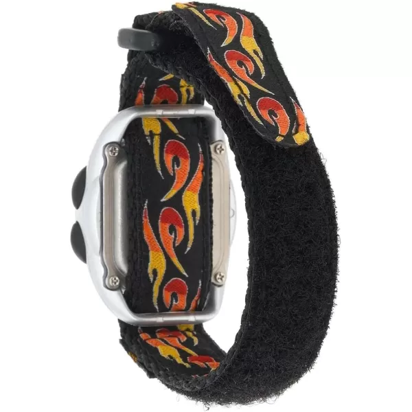 Timex Boys T78751 Time Machines Digital Flames Fast Wrap Velcro Strap Watch