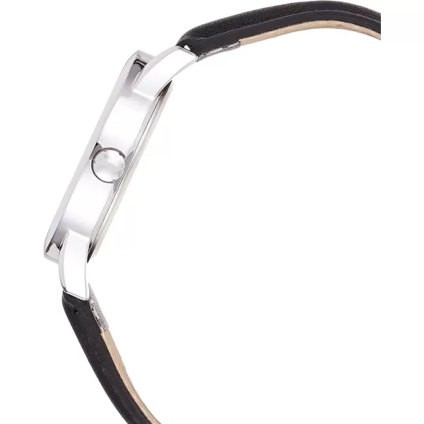 Timex Mens Easy Reader WatchBlackSilverToneWhite38mm