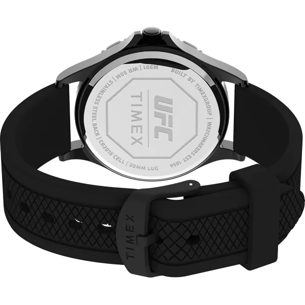 Timex UFC Mens Gamer 42mm WatchBlack