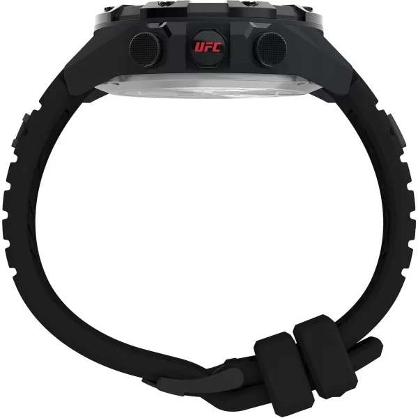 Timex UFC Mens Kick 49mm WatchBlackDigitalBlack