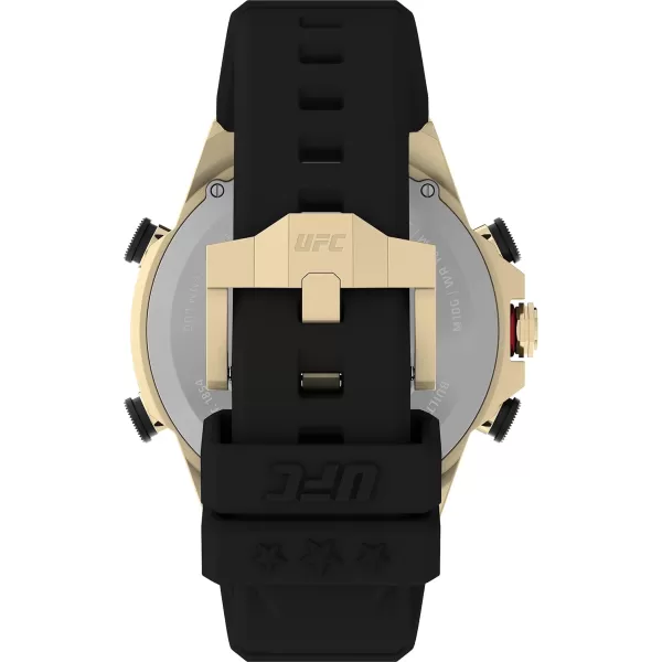 Timex UFC Mens Kick 49mm WatchBlackDigitalGoldTone