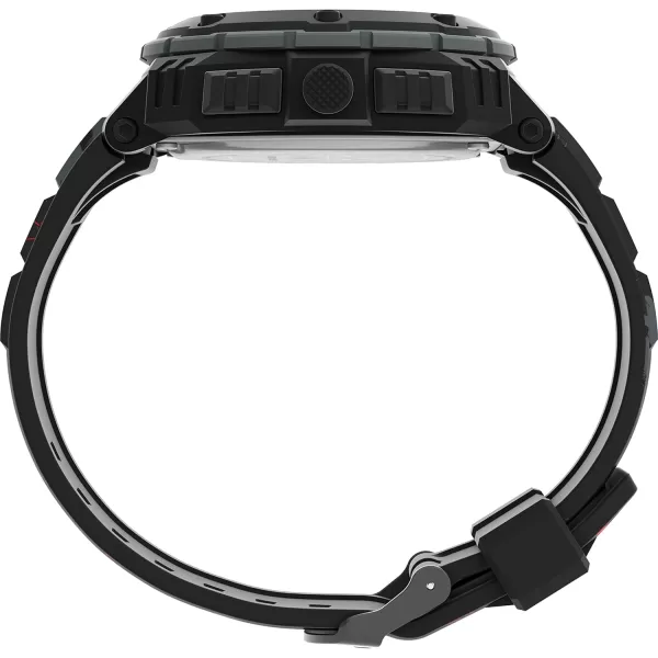 Timex UFC Mens Shock Oversize 50mm WatchBlackDigitalBlack