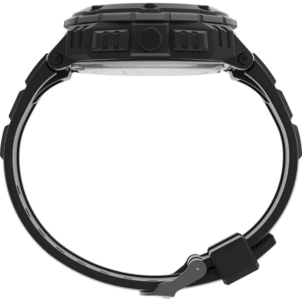 Timex UFC Mens Shock Oversize 50mm WatchBlackDigitalYellow