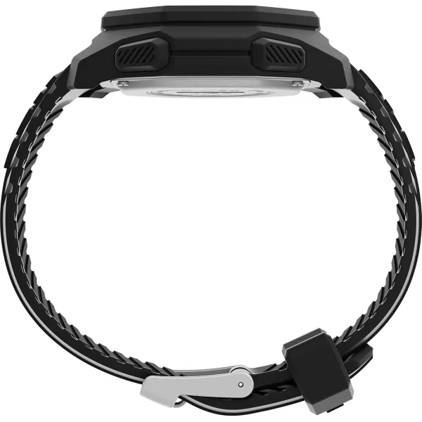 Timex UFC Mens Spark 46mm WatchBlackDigitalBlack