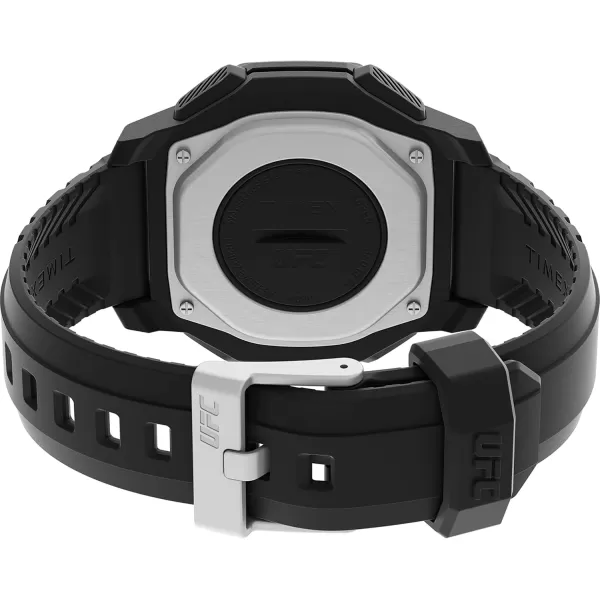 Timex UFC Mens Spark 46mm WatchBlackDigitalBlack