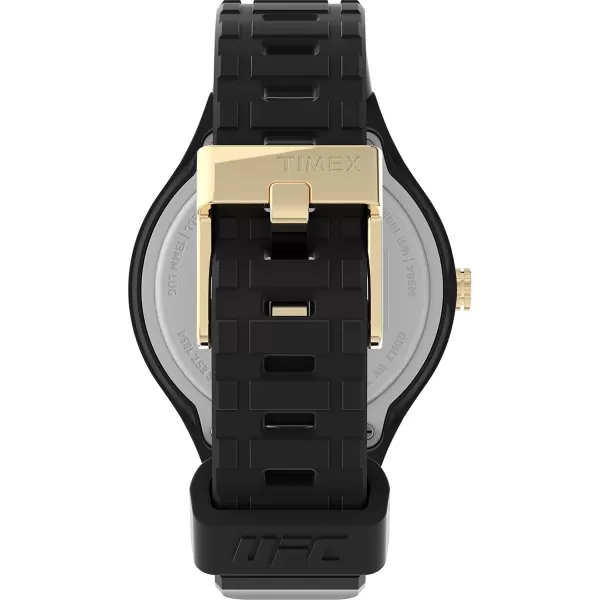 Timex UFC Midsize Shogun 38mm Watch  Black Strap Black Dial Black Case